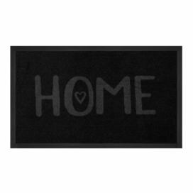 Hanse Home Collection koberce Protiskluzová rohožka Printy 103803 Anthracite Grey - 45x75 cm