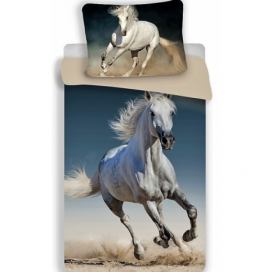 Jerry Fabrics povlečení bavlna fototisk Kůň 03 140x200+70x90 cm   