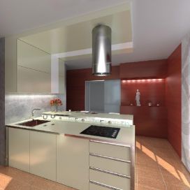 Moderní Kuchyně v klasicistní vile 