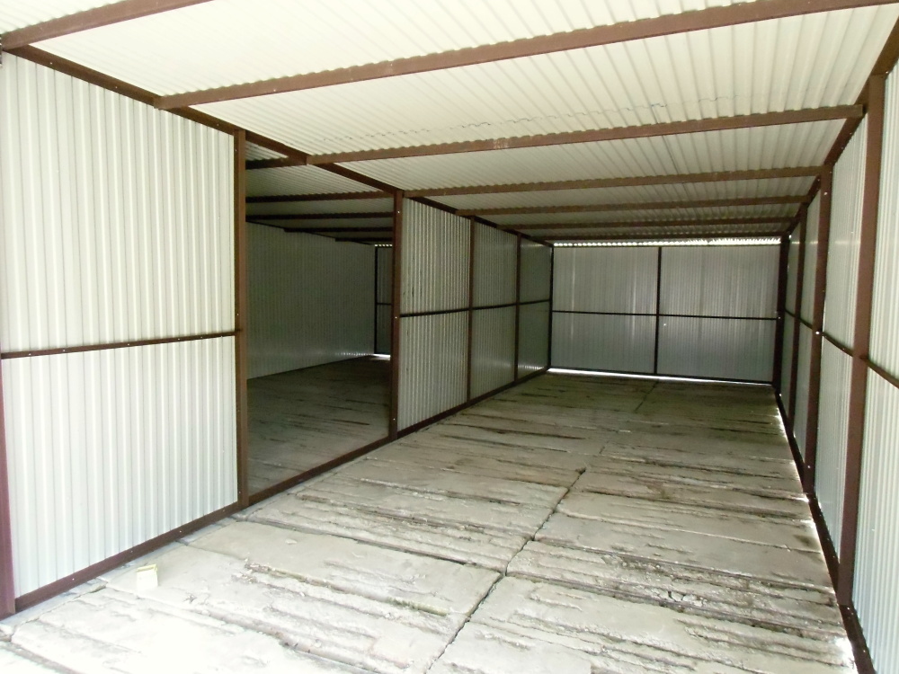 Plechová garáž s prostorem navíc - RCZ Plechové garáže