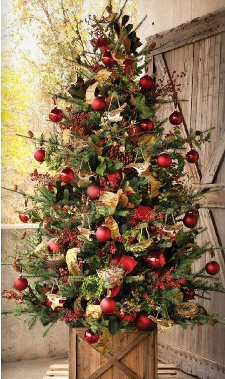 Vánoční stromeček s ptáčky - 