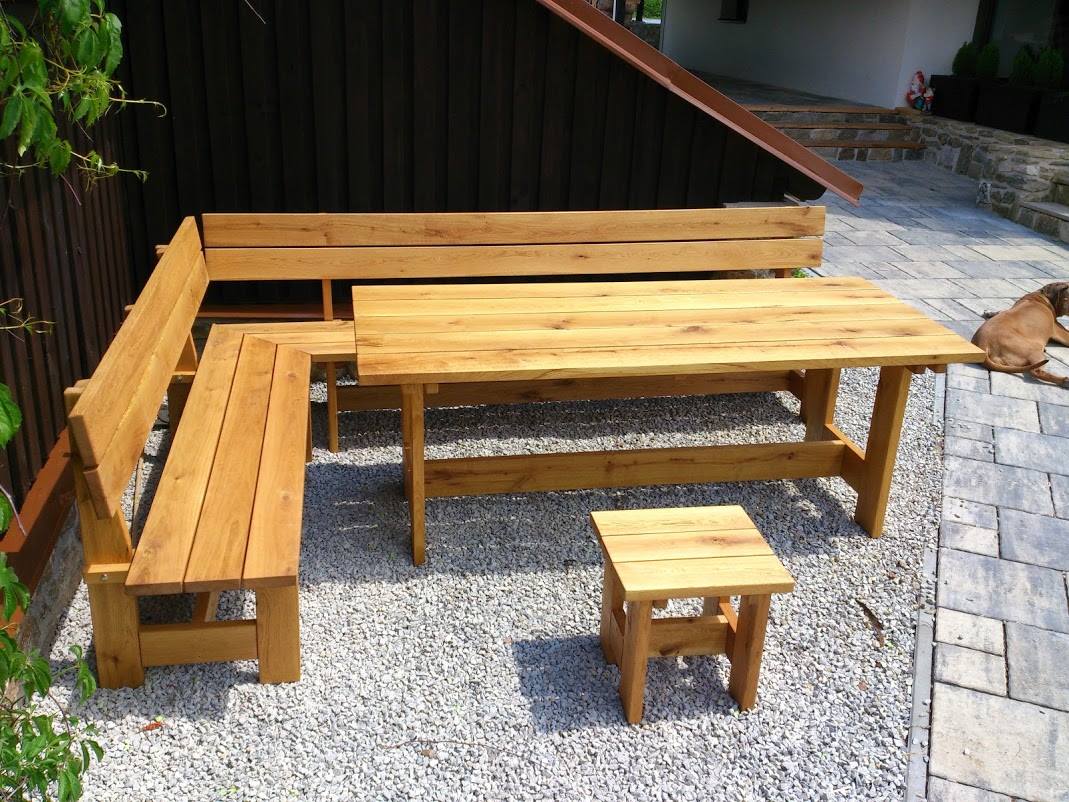 Dřevěný zahradní nábytek - KULHÁNEK zahradní nábytek