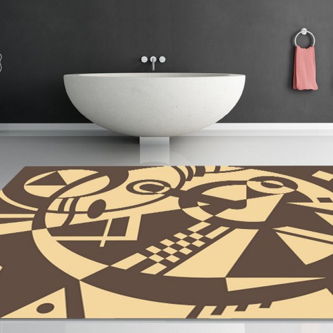 Designový kusový koberec - Geometry - 130 x 170 cm - abstraktní  O B R A Z Y  ArtLípa