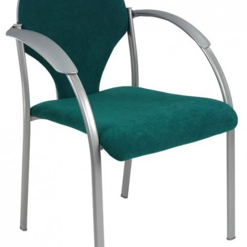ALBA Konferenční židle NEON - šedá kostra s plastovými područkami AL.Neon-šedý-plast - Pěkný-nábytek.cz