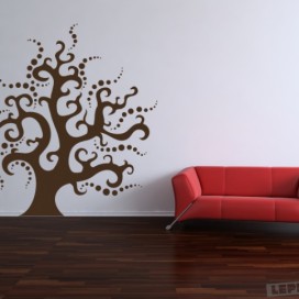 Kouzelný strom 100x100cm samolepka na zeď