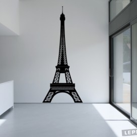 Eiffelova věž 65x150cm samolepka na zeď