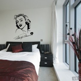 Marilyn Monroe 100x130cm samolepka na zeď
