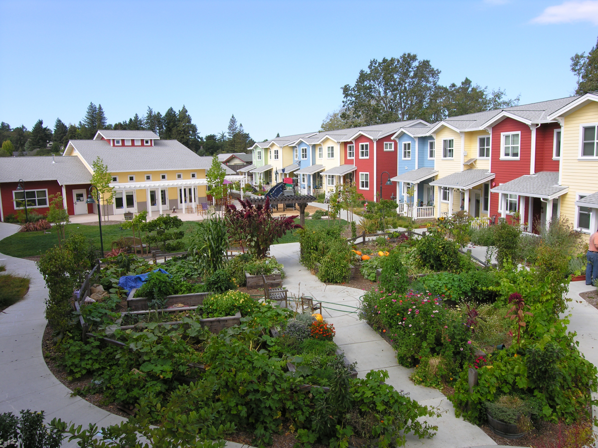 Petaluma ave homes cohousing - Vzeleni