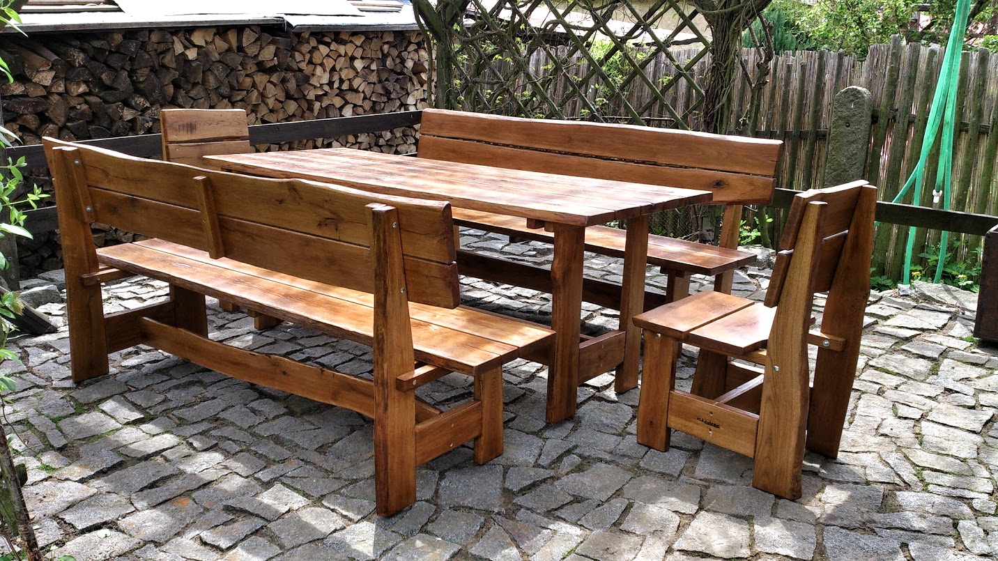 Dřevěný zahradní nábytek Kulhánek - KULHÁNEK zahradní nábytek