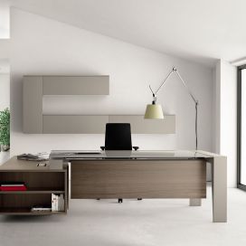Kancelářský nábytek Gemini - moderní koncept pro manažerskou kancelář.