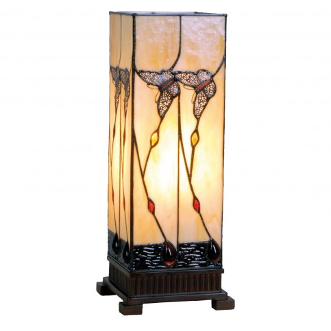 Tiffany stolní lampa CubeDragon (45 cm výška) (41840) - aaaHome.cz