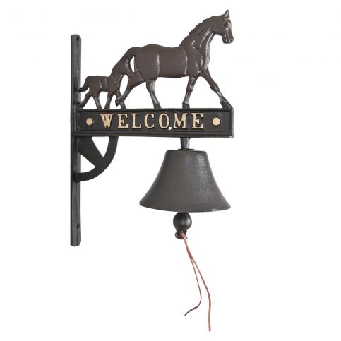 Závěsný zvonek s dekorem koně (33*26*13 cm) - aaaHome.cz