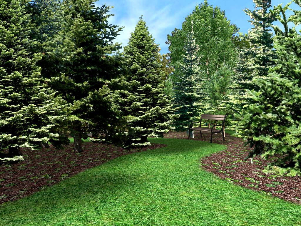 Lesík na zahradě 1 - Realizace zahrad Krajíčková