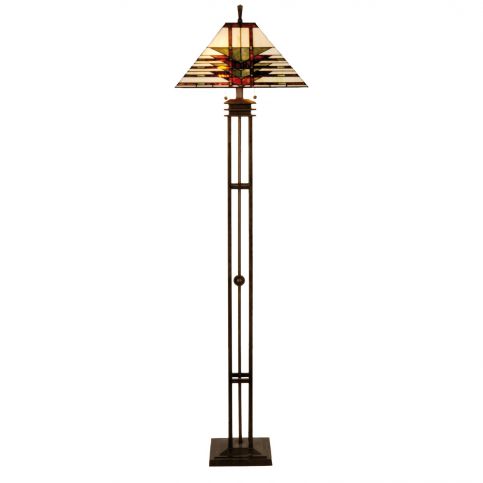 Tiffany podlahová lampa Samurai (47-65*175 cm výška) - aaaHome.cz