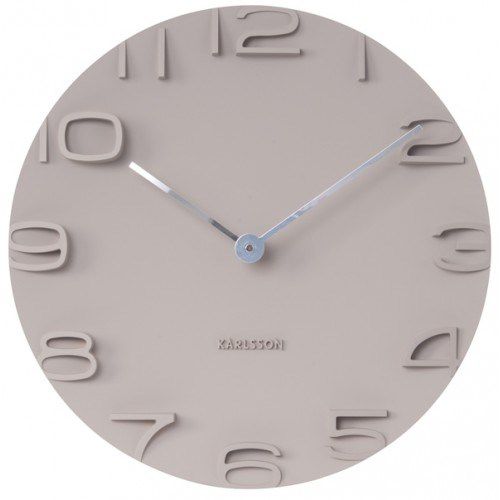 Designové nástěnné hodiny 5311GY Karlsson 42cm - NP-DESIGN, s.r.o.