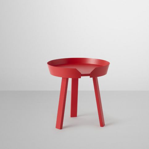 Muuto konferenční stolek Around 45 cm malý, červený - 4home.cz