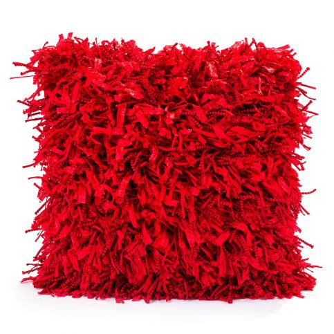BO-MA Trading Povlak na polštářek Shaggy červená, 45 x 45 cm - 4home.cz