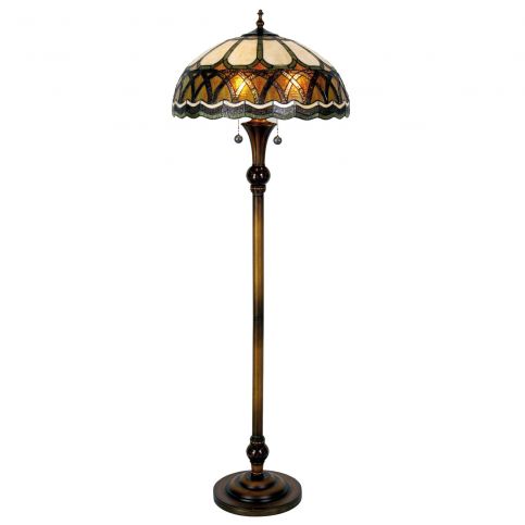 Tiffany podlahová lampa Gotika (164 cm výška)   (41706) - aaaHome.cz