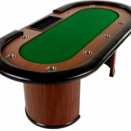Tuin Royal Flush XXL pokerový stůl, 213 x 106 x 75cm, zelená