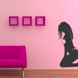 Samolepka na zeď Sexy žena 009