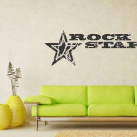 Samolepka na zeď Rock Star 001