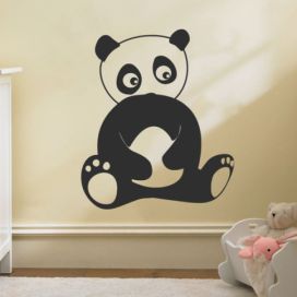 Samolepka na zeď Panda 005