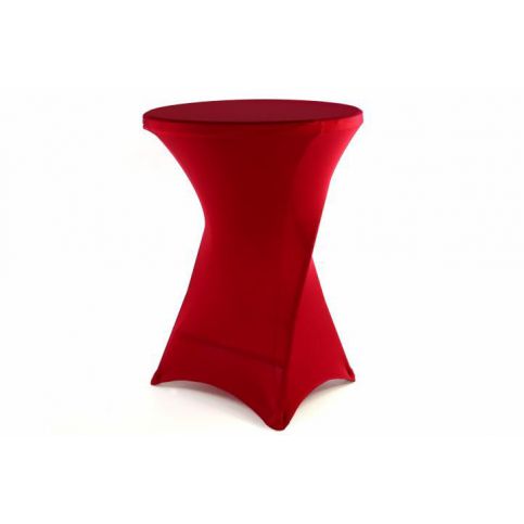 OEM D37102 Potah pro vysoký stůl - elastický, vínově červený 80 x 80 x 110 cm - T-zboží.cz