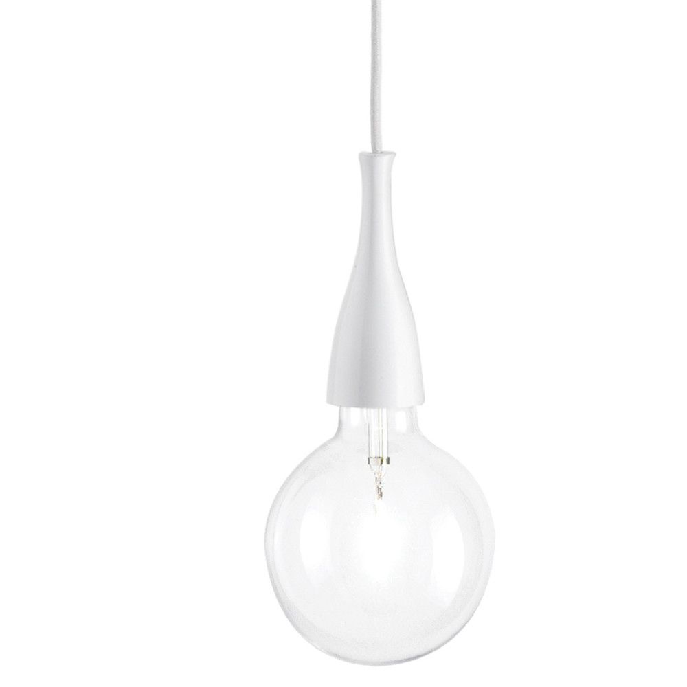 závěsné stropní svítidlo Ideal lux Minimal SP1 009360 1 x 70W E27  - bílá - Dekolamp s.r.o.
