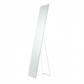 White Label Bílé kovové stojací zrcadlo WLL Stand 147,5 cm