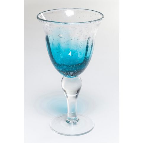 Sklenička na červené víno  Glass Monaco Blue - KARE