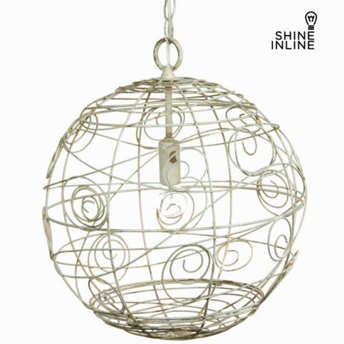 Rustikální stropní lampa ve tvaru kovového míče by shine inline - aaaHome.cz