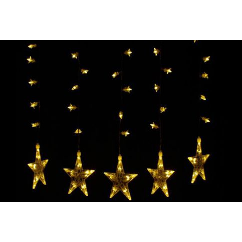 Nexos 28705 Vánoční dekorace - Svítící hvězdy - sada, 100 LED diod - Kokiskashop.cz