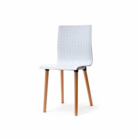 Design4life: design4life Jídelní židle KAZETO ve skandinávském stylu Bílá