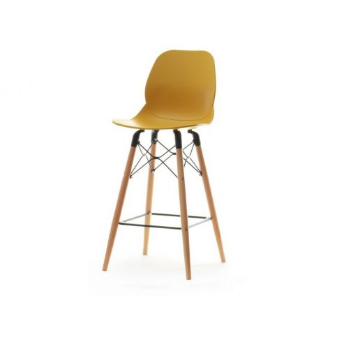 design4life Barová židle SWEN Žlutá - Design4life