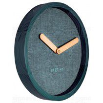 Designové nástěnné hodiny 3155tq Nextime Jeans Calm 30cm - FORLIVING