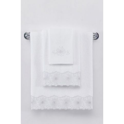 Soft Cotton Luxusní osuška MELODY 85x150 cm Bílá - VIP interiér