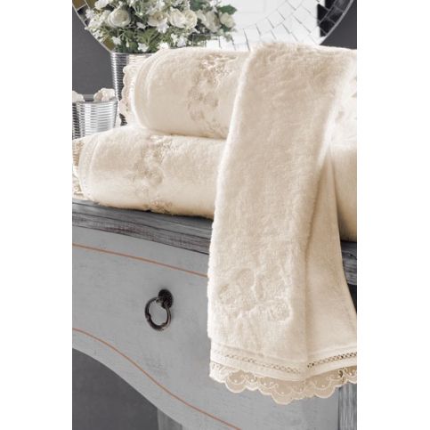 Soft Cotton Malý ručník LUNA 32x50 cm Smetanová - VIP interiér