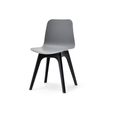 design4life Designová židle AMALO, šedo-černá - Design4life
