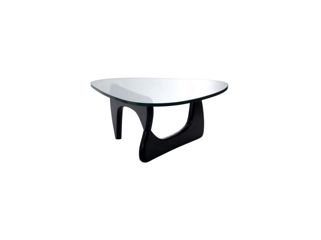 Konferenční stolek Trix inspirovaný Noguchi černá  - 96design.cz