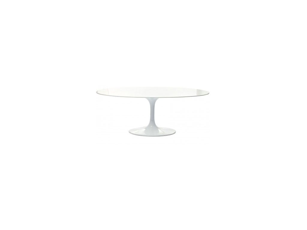 Jídelní stůl Fiber 200 inspirovaný Tulip Table oválný  - 96design.cz