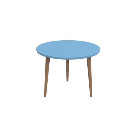 Designový konferenční stolek Bodo 45x45 cm, modrá 64130 CULTY - Designovynabytek.cz