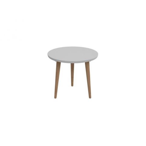 Designový konferenční stolek Bodo 45x45 cm, šedá 64125 CULTY - Designovynabytek.cz