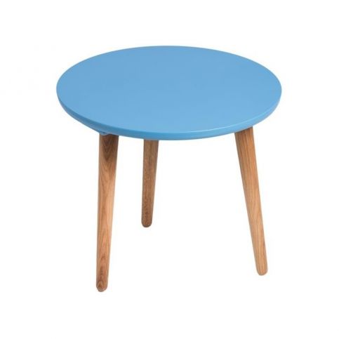 Designový konferenční stolek Bodo 45x45 cm, modrá 64093 CULTY - Designovynabytek.cz