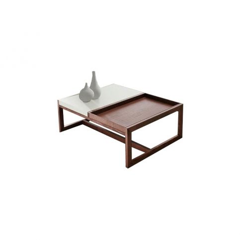 Designový konferenční stolek Cosoleto, malý, ořech, 85x65cm 71682 CULTY - Designovynabytek.cz