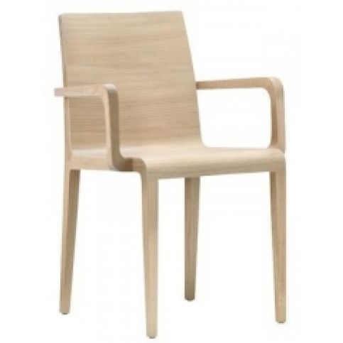 Elegantní dřevěná židle Young 425 (Bělený dub)  - Designovynabytek.cz
