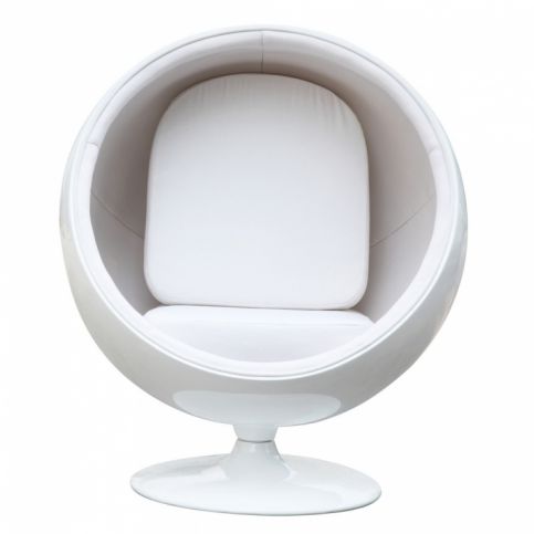 Designové křesílko Ball Chair, bílá/bílá BALL-54 CULTY + - Designovynabytek.cz