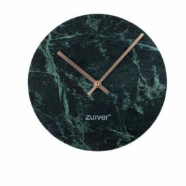 Zelené nástěnné mramorové hodiny Zuiver Marble Time