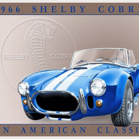 Desperate Enterprises, Inc. Plechová cedule Shelby Cobra 30x40cm Rozměry: 30x40cm - Veselá Žena.cz
