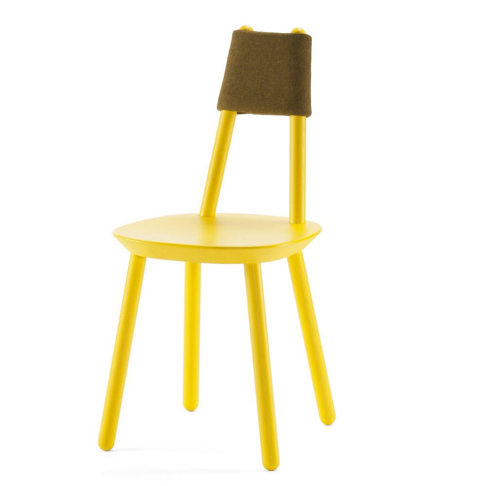 Žlutá židle z masivu EMKO Naïve - Bonami.cz