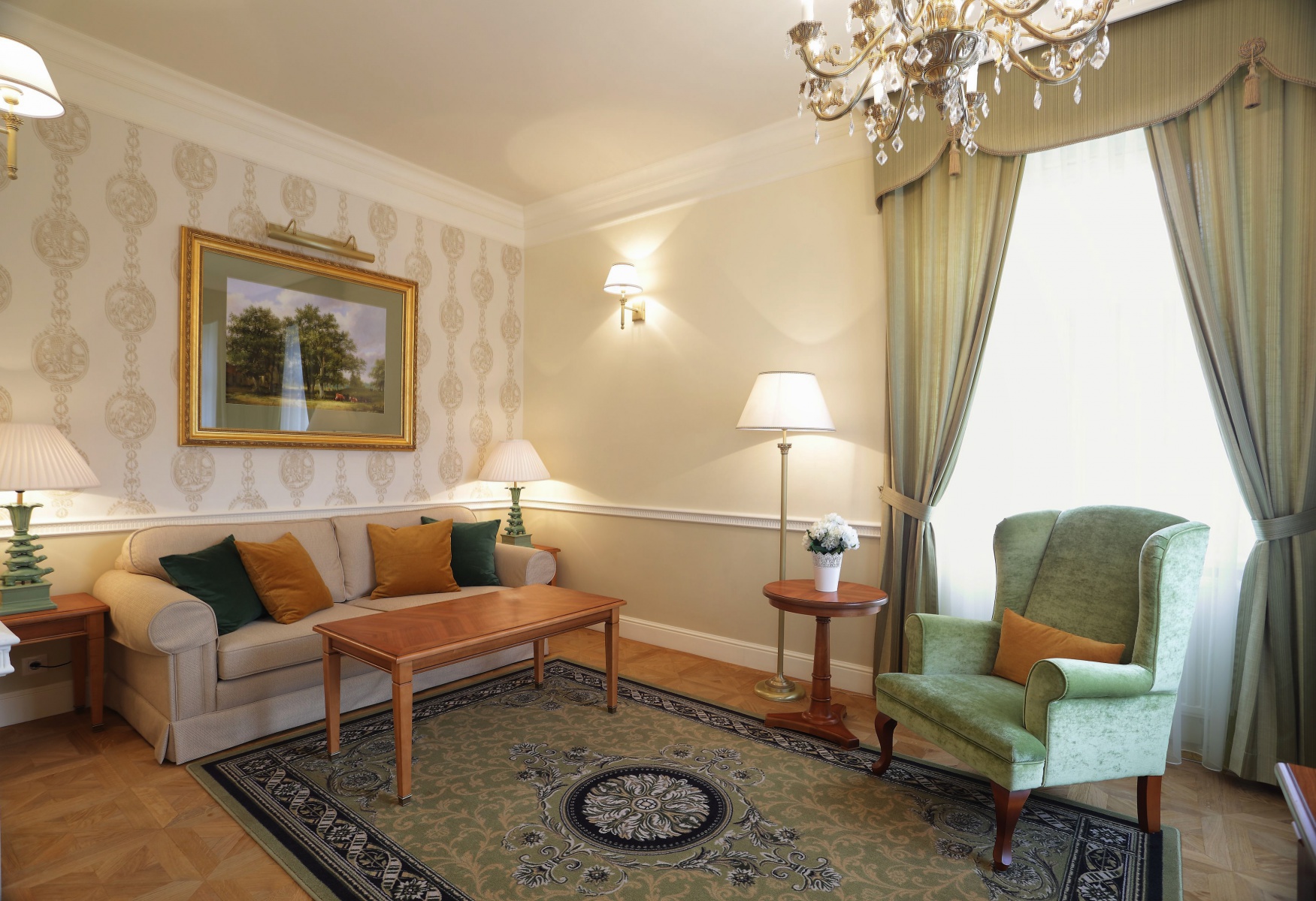 Zelené Apartmá. Hotel Richmond, Karlovy Vary - Interior Design Studio GATTABIANCA